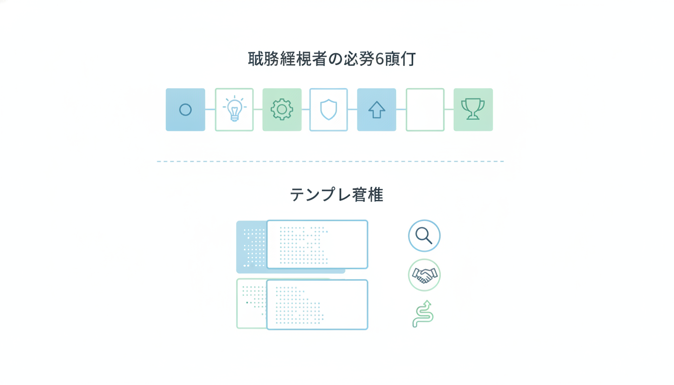職務経歴書の必須6項目とテンプレ構成