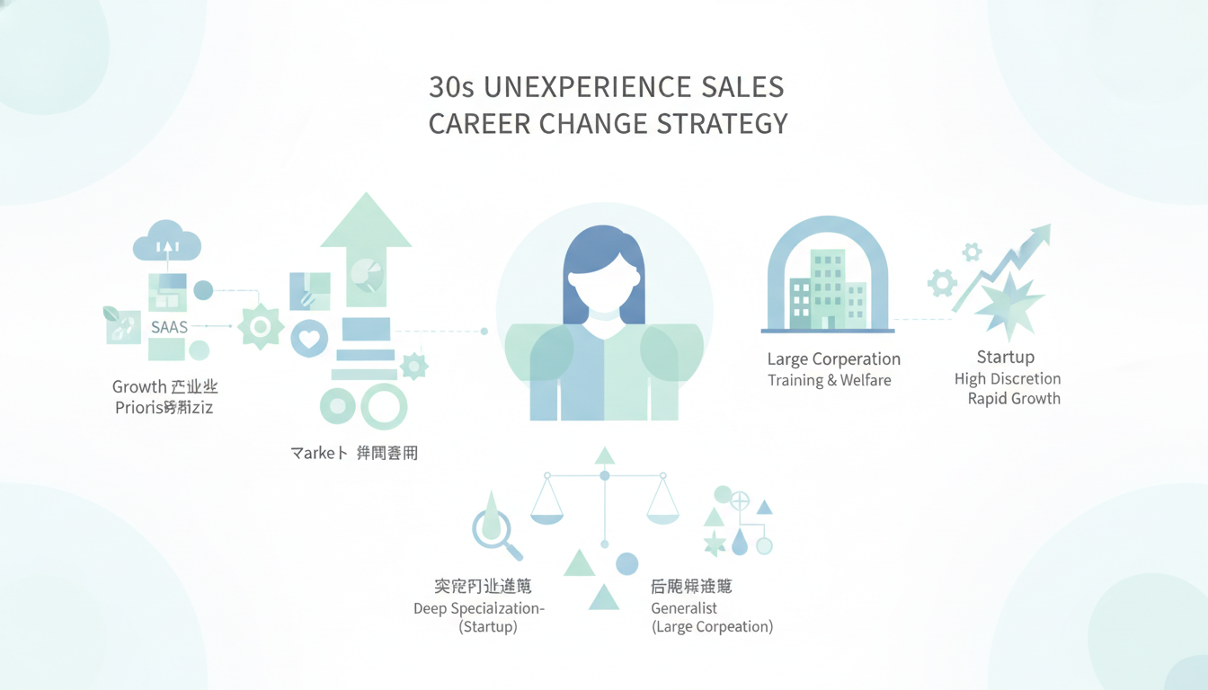 30代の未経験営業転職戦略
