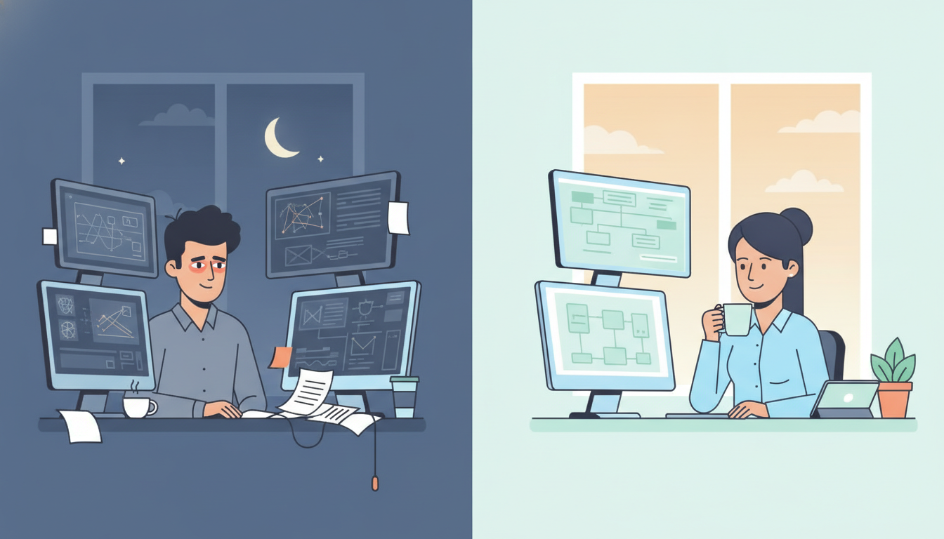 エンジニアはやめとけと言われる理由のイラスト